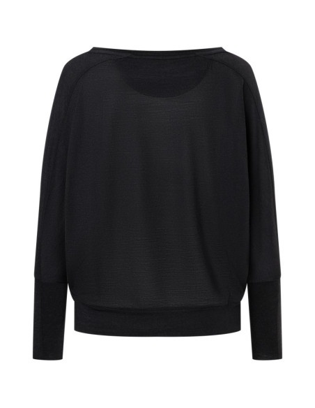 Longsleeve damski super.natural w kula top czarny