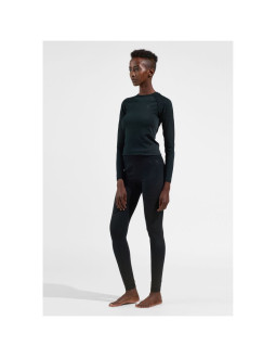 Legginsy termoaktywne damskie odlo performance warm bl bottom czarne