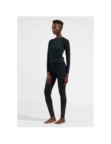 Legginsy termoaktywne damskie odlo performance warm bl bottom czarne