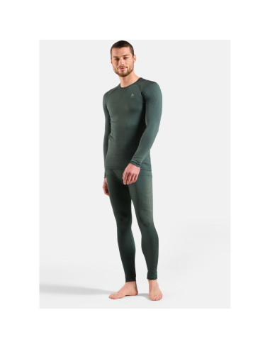 Spodnie odlo bl bottom long performance warm zielone