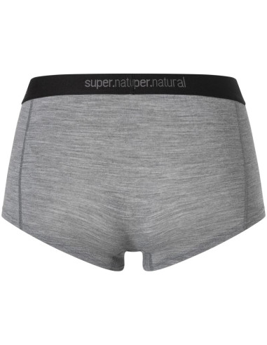 Bokserki termoaktywne damskie super.natural tundra175 boyfriend hipster - cashmere grey melange rozmiar: m