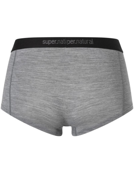 Bokserki termoaktywne damskie super.natural tundra175 boyfriend hipster - cashmere grey melange rozmiar: m