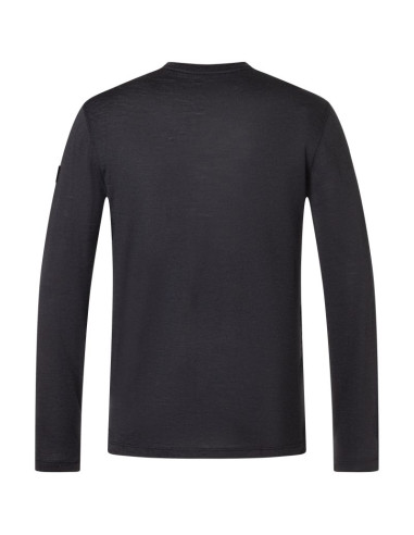 Bluza bez kaptura super.natural swiss lodge ls - cash.grey mel/dark shadow mel rozmiar: l