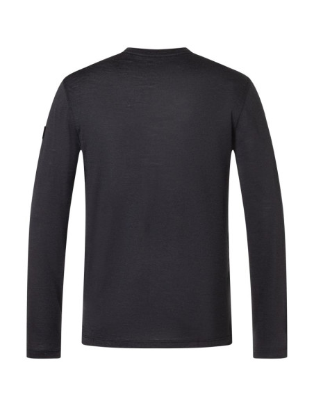 Bluza bez kaptura super.natural swiss lodge ls - cash.grey mel/dark shadow mel rozmiar: l