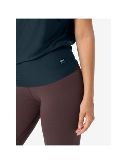 Koszulka merino damska super.natural yoga loose tee - blueberry rozmiar: l