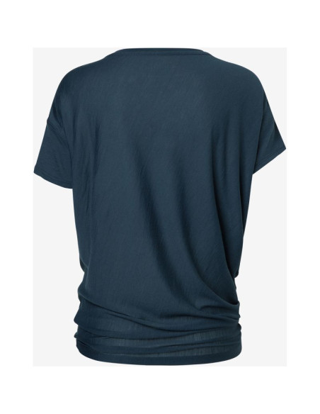 Koszulka merino damska super.natural yoga loose tee - blueberry rozmiar: l