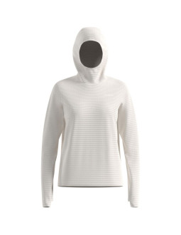 Bluza z kapturem damska odlo essential thermal mid layer hoody beżowa