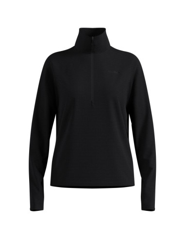Bluza z półgolfem damska odlo essential thermal mid layer 1/2 zip czarna