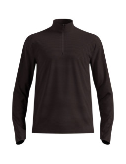 Bluza z półgolfem męska odlo mid layer 1/2 zip essential thermal brązowa