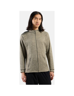 Bluza męska odlo tencia mid layer full zip beżowa
