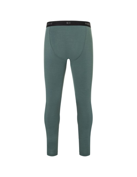 Legginsy termoaktywne męskie super.natural m tundra 175 tight zielone
