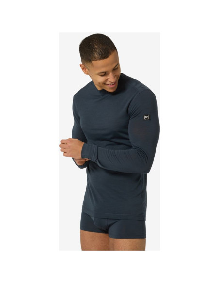 Longsleeve męski super.natural m sierra140 ls granatowy