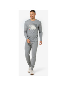 Longsleeve super.natural m super mountain ls szary