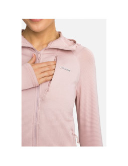 Bluza z kapturem damska viking birger hoodie - pink rozmiar: m