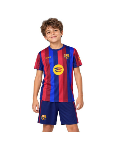 Fc barcelona raphinha komplet koszulka spodenki junior box 2026/27 bd19er