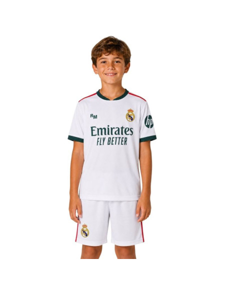 Real madryt cucurella komplet koszulka spodenki junior box rm26b1c
