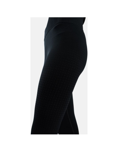 Legginsy termoaktywne 3/4 damskie odlo performance warm bl bottom 3/4 czarne