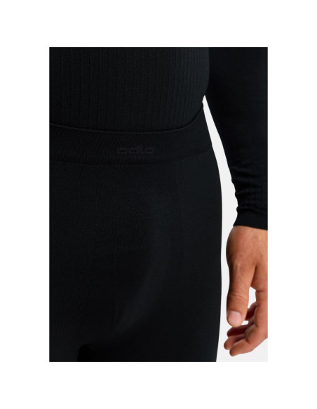 Legginsy termoaktywne 3/4 męskie odlo performance warm bl bottom 3/4 czarne