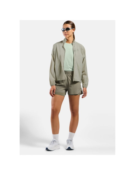 Spodenki damskie odlo zeroweight 3 inch 2-in-1 short beżowe