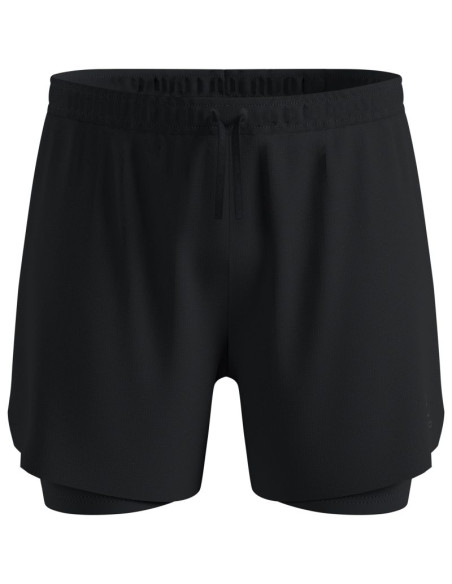 Spodenki męskie odlo 2-in-1 short zeroweight 5 inch czarne