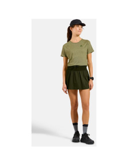 Koszulka z krótkim rękawem damska odlo t-shirt crew neck s/s x-alp pw 115 zielona