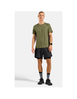 Koszulka z krótkim rękawem męska odlo t-shirt crew neck s/s x-alp pw 115 zielona