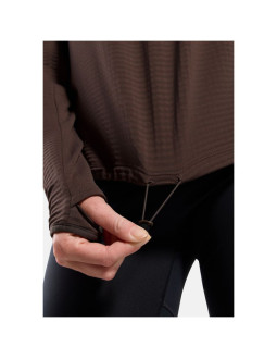 Bluza z półgolfem damska odlo essential thermal mid layer brązowa