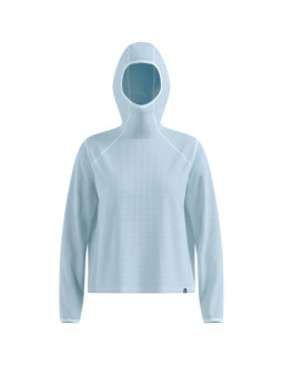 Bluza damska odlo mid layer hoody cubic niebieska