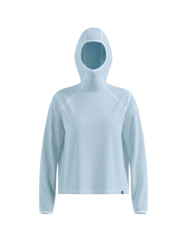 Bluza damska odlo mid layer hoody cubic niebieska