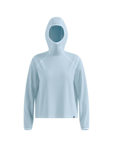 Bluza damska odlo mid layer hoody cubic niebieska