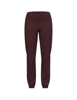 Spodnie techniczne damskie odlo brensholmen pants regular length brązowe