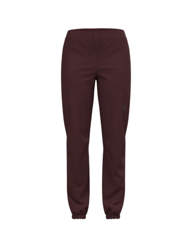 Spodnie techniczne damskie odlo brensholmen pants regular length brązowe