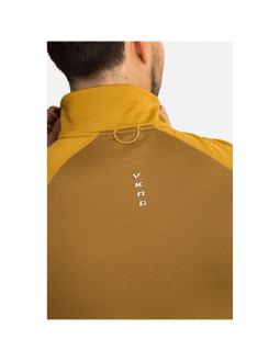 Bluza męska viking birger man rozpinana brązowo żółta   l