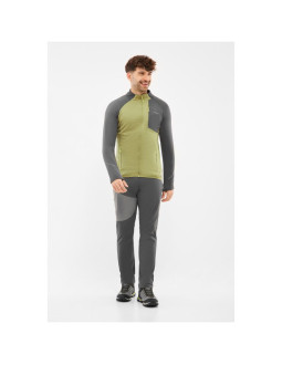 Bluza bez kaptura viking birger - olive/grey