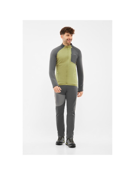 Bluza bez kaptura viking birger - olive/grey