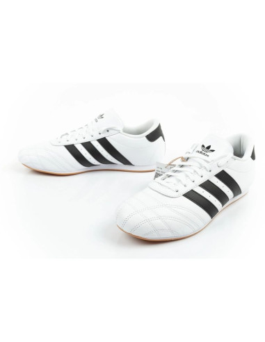 Adidas buty damskie sportowe taekwondo lace białe modne skórzane