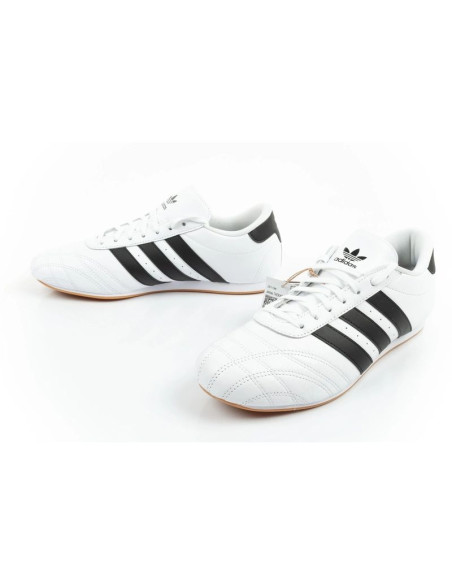 Adidas buty damskie sportowe taekwondo lace białe modne skórzane