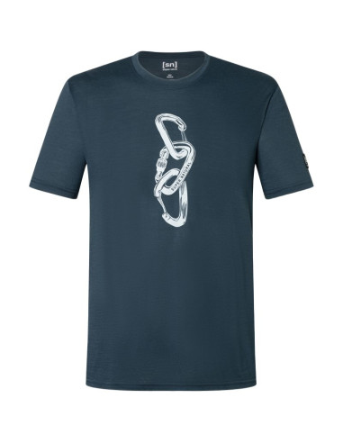 Koszulka merino super.natural carabineri tee - rozmiar: l