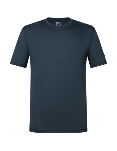 Termoaktywna koszulka super.natural sierra140 tee blueberry rozmiar: m