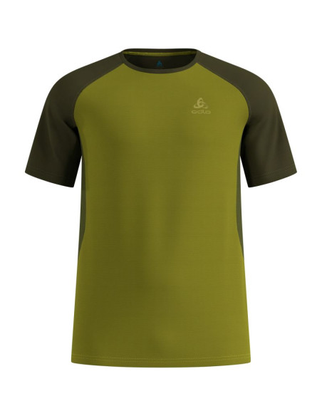 Koszulka z krótkim rękawem męska odlo t-shirt crew neck s/s x-alp trail zielona