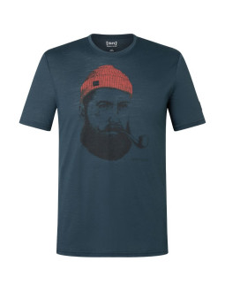 Koszulka z krótkim rękawem męska super.natural m sn sailor tee granatowa