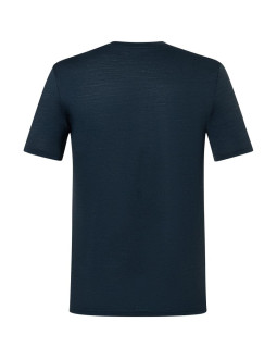 Koszulka z krótkim rękawem męska super.natural m ascenders tee granatowa
