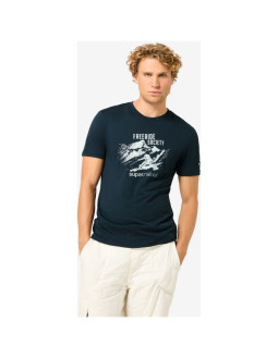 Koszulka z krótkim rękawkiem męska super.natural m freeride society tee granatowa