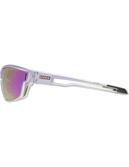 Okulary rowerowe uvex sportstyle 806 - purple fade/mirror purple