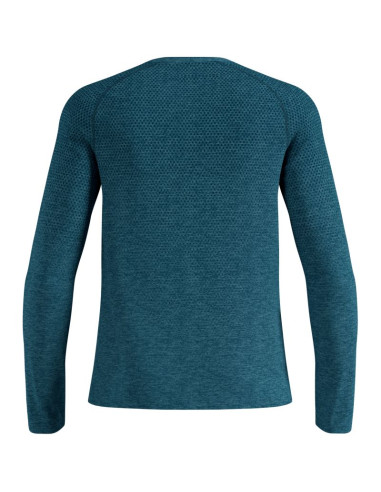 Koszulka z długim rękawem męska odlo essential seamless t-shirt crew neck l/s zielona