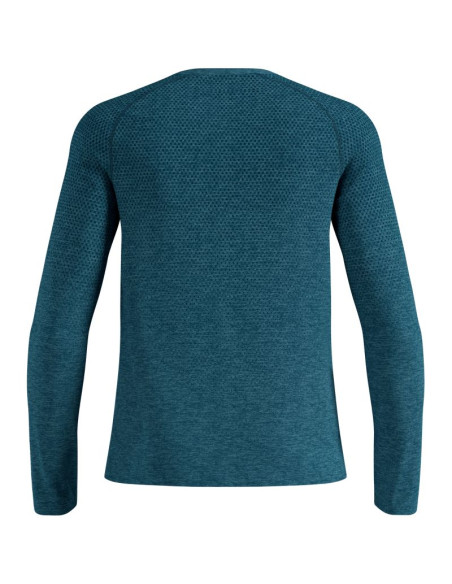 Koszulka z długim rękawem męska odlo essential seamless t-shirt crew neck l/s zielona