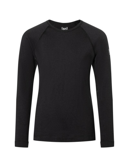 Longsleeve dziecięcy super.natural k arctic230 ls czarny