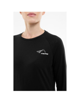 Bluza damska viking longsleeve andali - black/light grey rozmiar: m