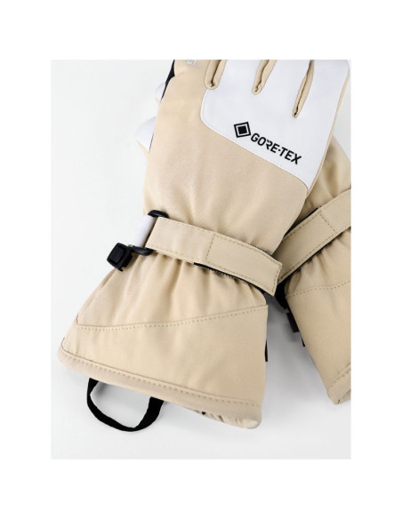 Rękawiczki narciarskie damskie viking sherpa 2.0 gtx ski - beige/white rozmiar: 7