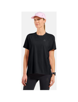 Koszulka z krótkim rękawem damska odlo t-shirt crew neck s/s zeroweight chill-tec czarna